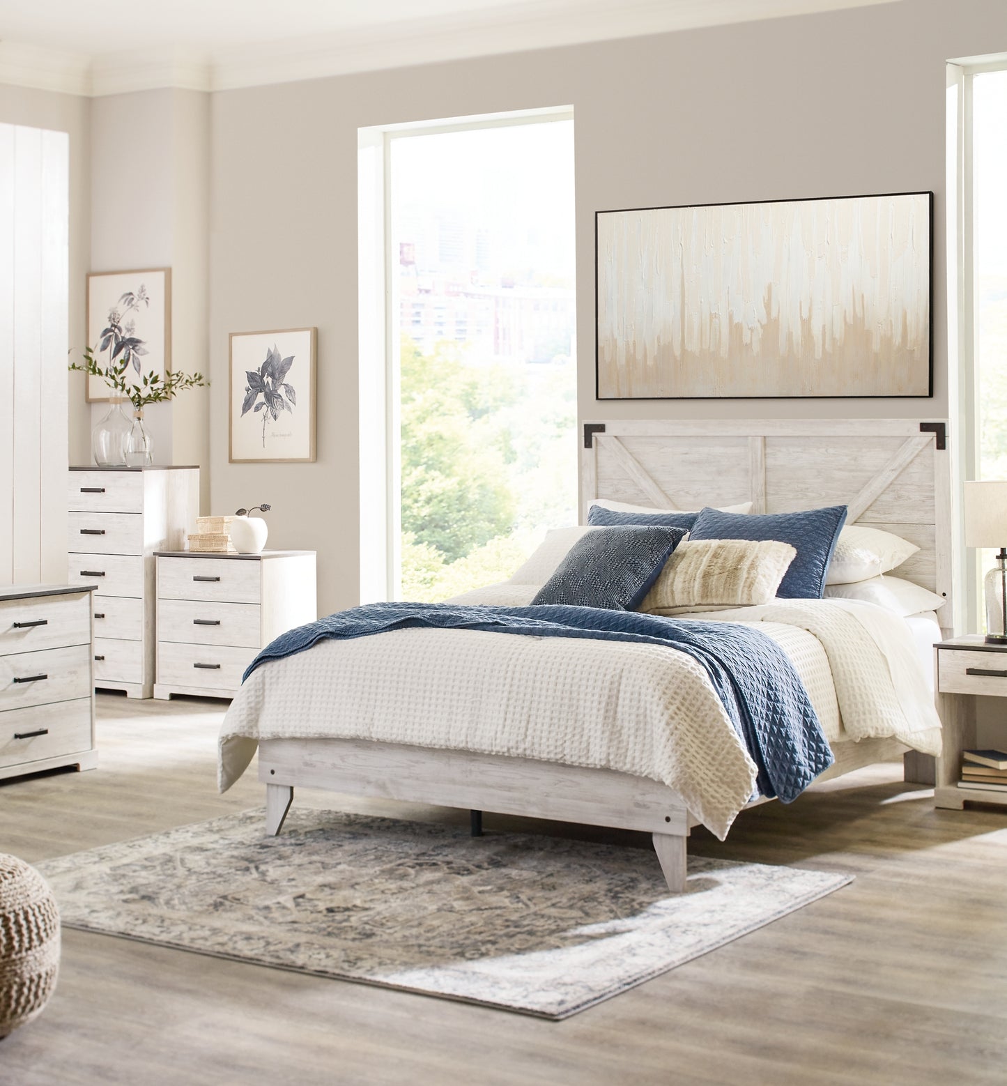 Ashley Express - Shawburn Crossbuck Panel Platform Bed