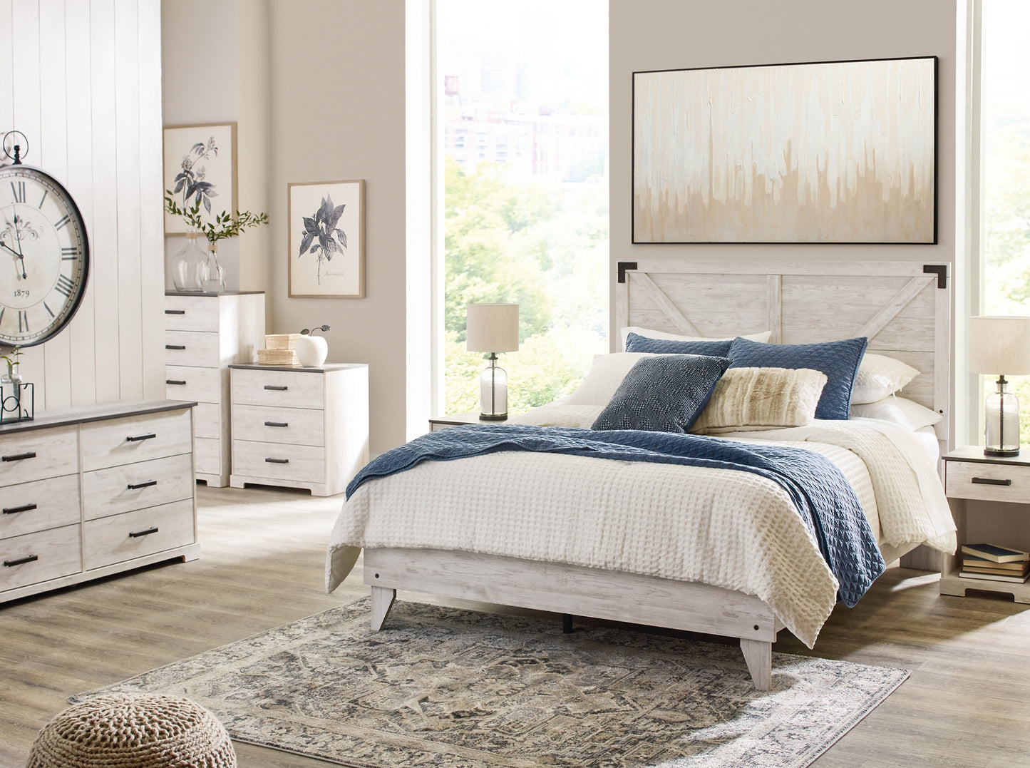 Ashley Express - Shawburn Crossbuck Panel Platform Bed