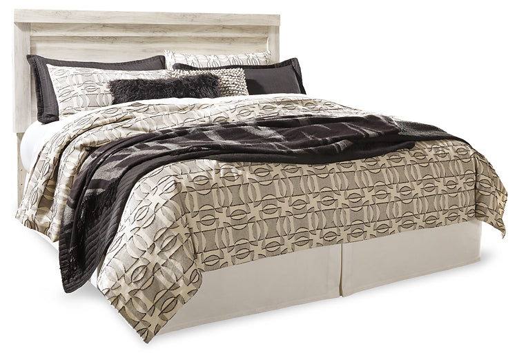 Bellaby Panel Headboard With Mirrored Dresser