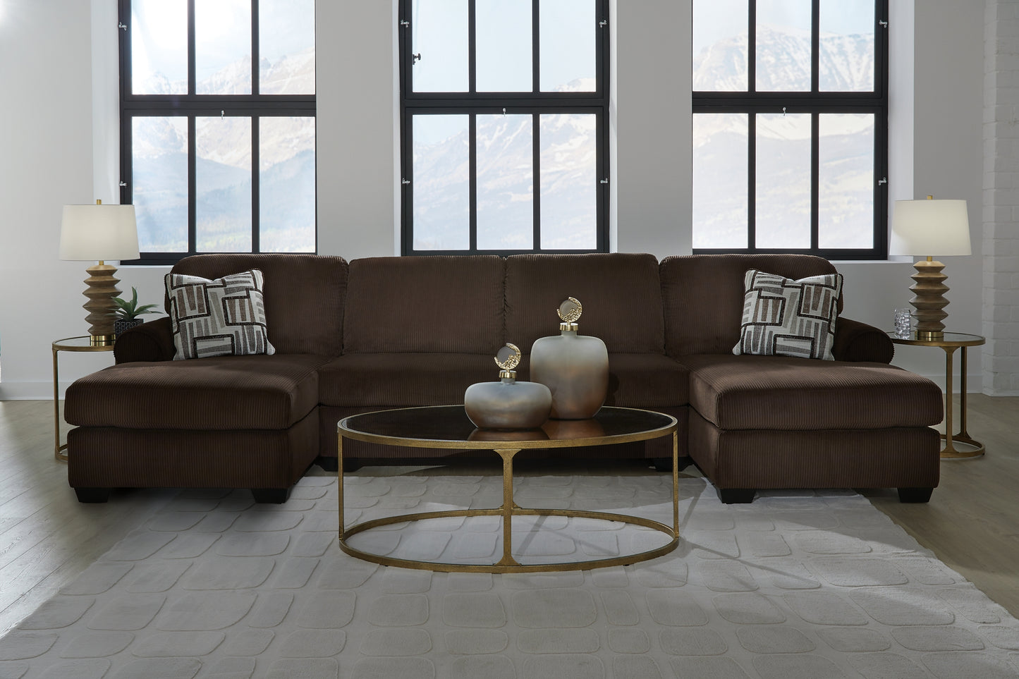 Kimlee 3-Piece Sectional with Double Chaise