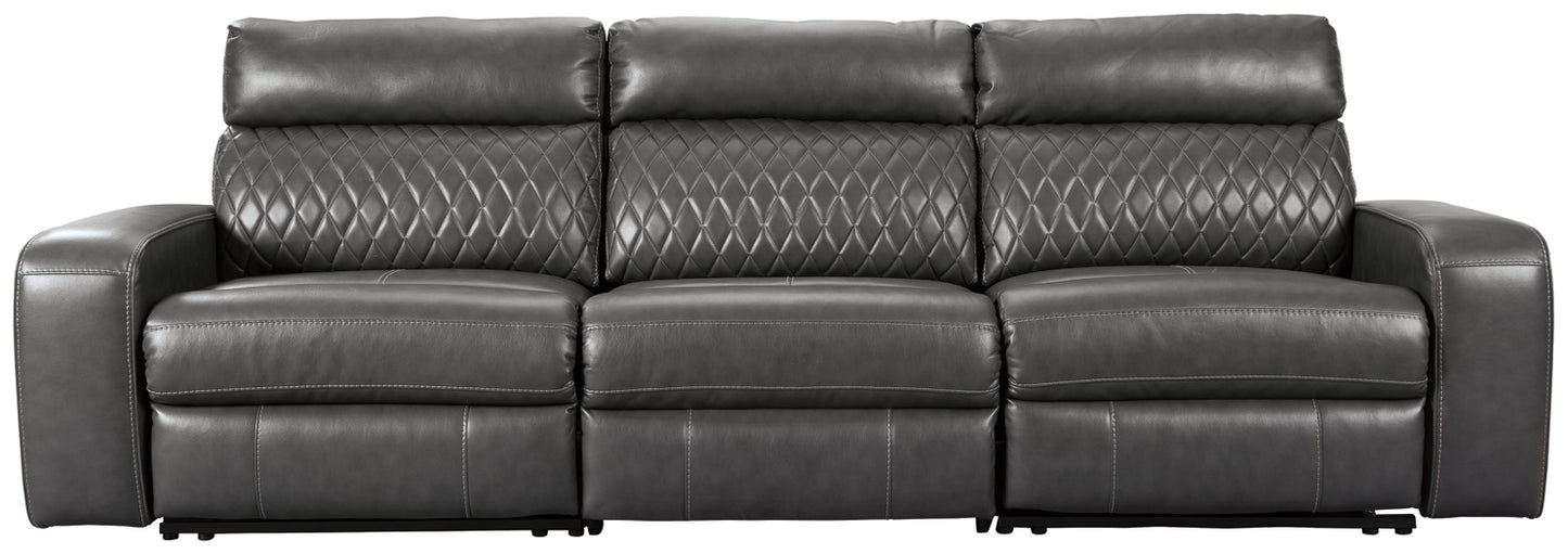 Samperstone 3-Piece Power Reclining Sectional