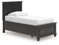 Ashley Express - Lanolee Twin Panel Storage Bed