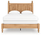 Aleaport Queen Panel Bed with Mirrored Dresser