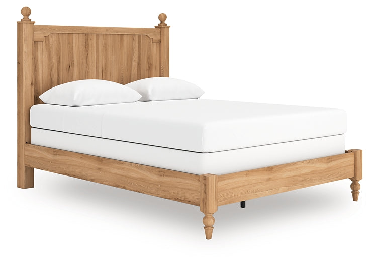 Aleaport Queen Panel Bed with Mirrored Dresser