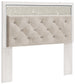 Altyra Queen Panel Headboard Bed with Mirrored Dresser and Chest