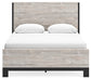 Vessalli Queen Panel Bed with Mirrored Dresser and Chest