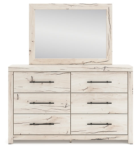 Lawroy Queen Panel Storage Bed, Dresser, Mirror, Chest and Nightstand