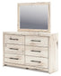 Lawroy King Panel Storage Bed, Dresser and Mirror