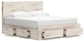 Lawroy King Panel Storage Bed, Dresser and Mirror