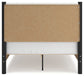 Cadmori Full Upholstered Panel Bed, Dresser, Mirror and Nightstand