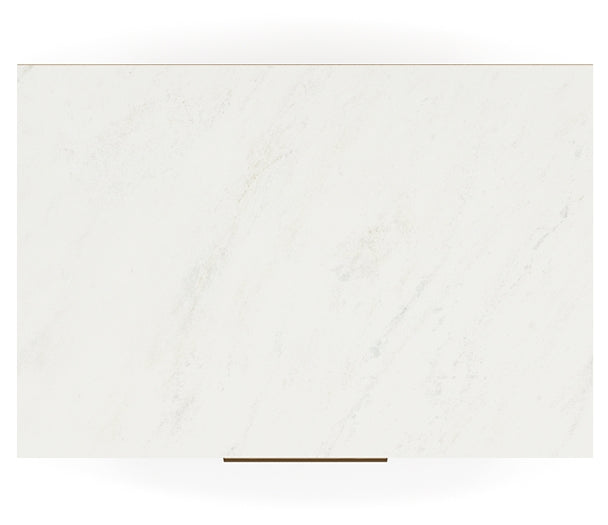 Cadmori Full Upholstered Panel Bed, Dresser, Mirror and Nightstand