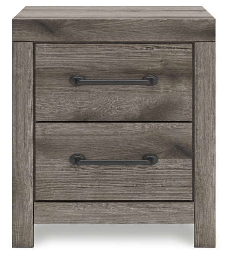 Graystorm Queen Panel Bed, Dresser, Mirror, Chest and Nightstand