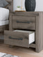 Graystorm Queen Panel Bed, Dresser, Mirror, Chest and Nightstand
