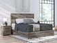Graystorm King Panel Bed, Dresser and Mirror