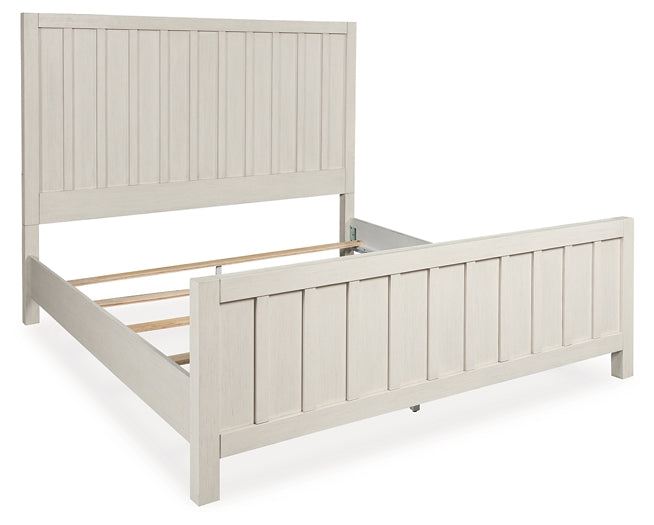 Shaybrock Queen Panel Bed, Dresser, Mirror, Chest and Nightstand