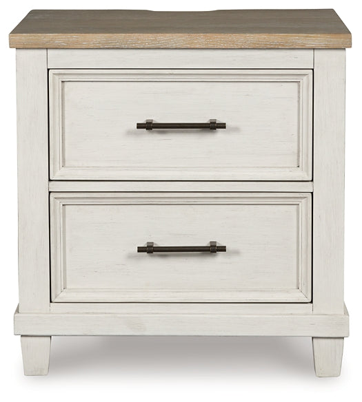 Shaybrock Queen Panel Bed, Dresser, Mirror, Chest and Nightstand