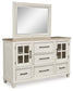 Shaybrock King Panel Bed, Dresser and Mirror