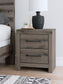 Graystorm King Panel Bed, Dresser, Mirror and Nightstand