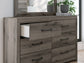 Graystorm Twin Panel Bed, Dresser, Mirror, Chest and Nightstand