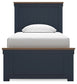 Landocken Twin Panel Bed, Dresser, Mirror, Chest and Nightstand