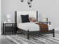 Cadmori Full Upholstered Panel Bed, Dresser, Mirror, Chest and Nightstand