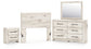 Lawroy Full Panel Headboard, Dresser, Mirror and Nightstand