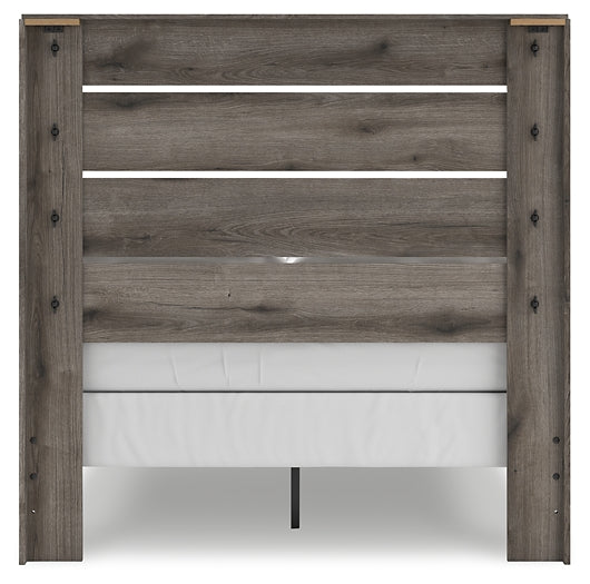 Graystorm Full Panel Bed, Dresser and Mirror