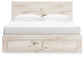 Lawroy King Panel Storage Bed, Dresser, Mirror, Chest and Nightstand