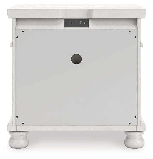 Rowlenstown California King Poster Bed, Dresser, Mirror and Nightstand