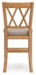 Ashley Express - Havonplane Upholstered Barstool (2/CN)