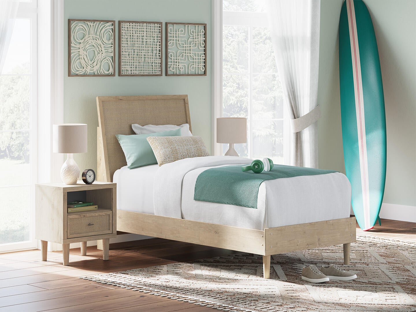 Ashley Express - Cielden Twin Panel Bed
