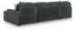 Midnight-Madness 3-Piece Double Chaise Sectional
