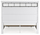 Ashbryn King Panel Storage Bed, Dresser, Mirror, Chest and Nightstand