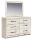 Lawroy Queen Panel Storage Bed, Dresser, Mirror and Nightstand