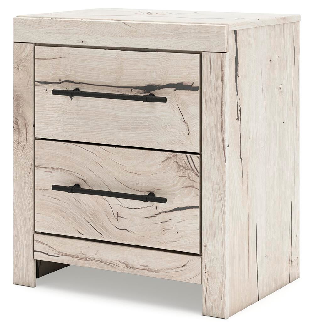 Lawroy Queen Panel Storage Bed, Dresser, Mirror and Nightstand