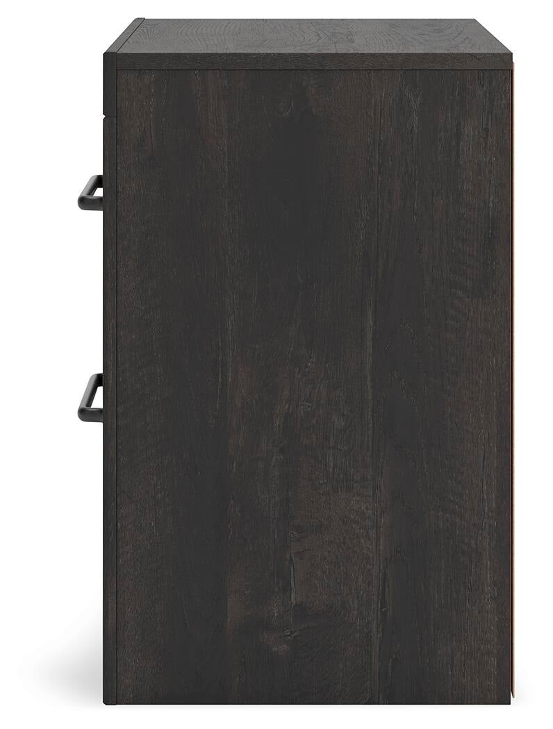 Hollivern King Panel Bed, Dresser, Mirror, Chest and Nightstand