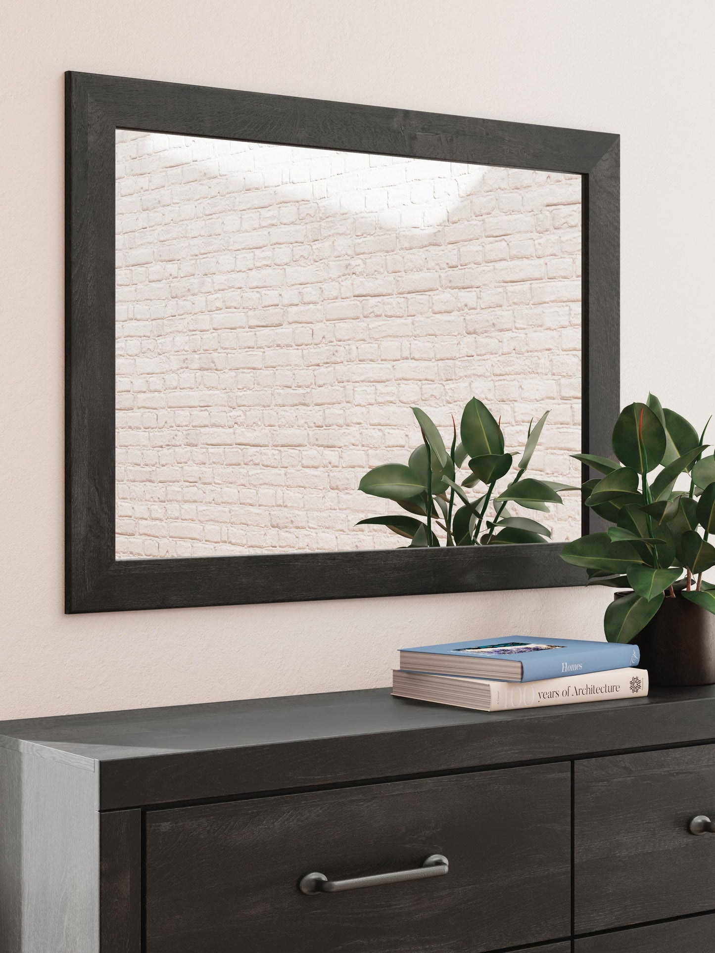 Hollivern Twin Panel Bed with Storage, Dresser, Mirror, Chest and Nightstand