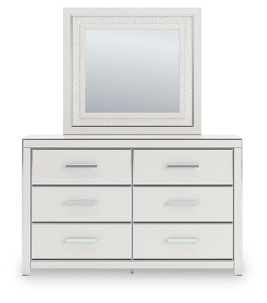 Zuraleus King Upholstered Bed, Dresser, Mirror, Chest and Nightstand