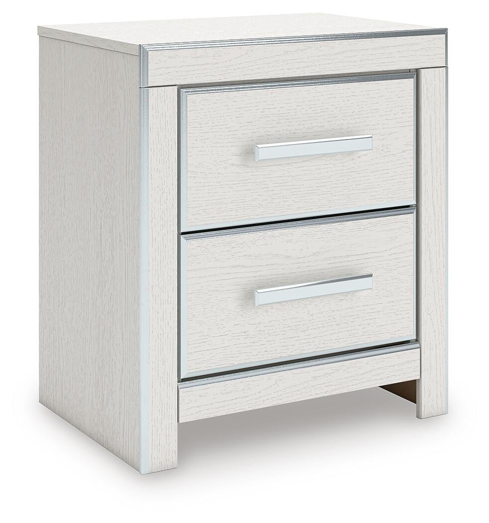 Zuraleus King Upholstered Panel Bed, Dresser, Mirror, Chest and Nightstand