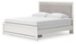 Zuraleus King Upholstered Panel Bed, Dresser and Mirror