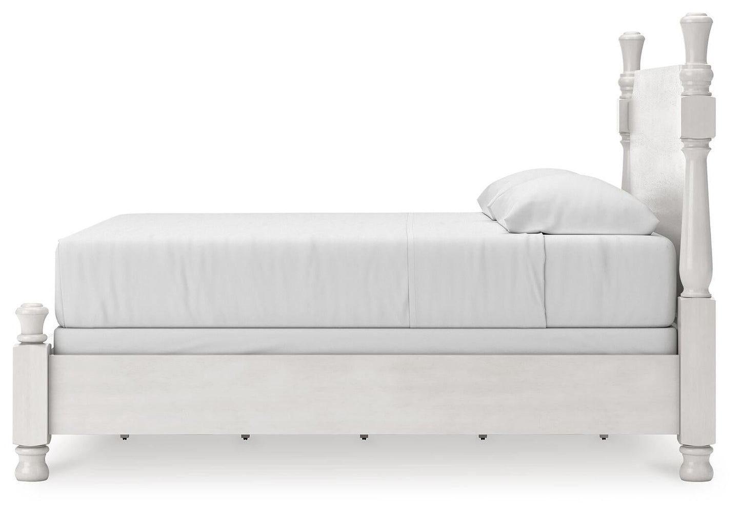 Rowlenstown King Poster Bed, Dresser and Mirror