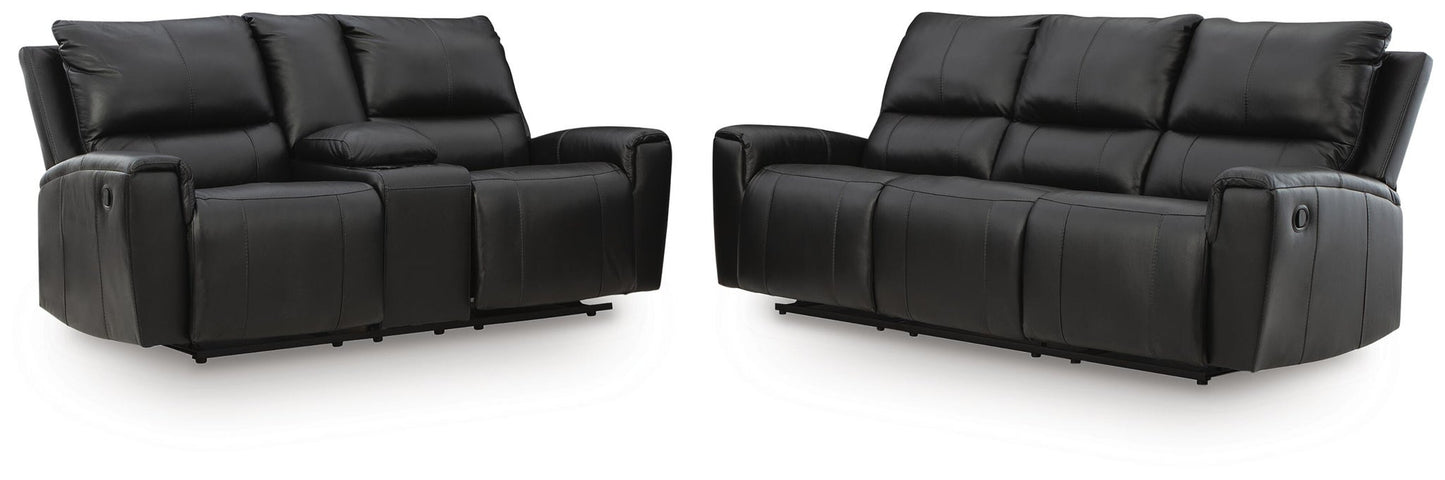 Glossmore Sofa and Loveseat