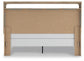 Kinlanni King Upholstered Panel Bed, Dresser and Mirror