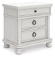 Rowlenstown California King Poster Bed, Dresser, Mirror and Nightstand