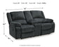 Draycoll DBL Rec Loveseat w/Console