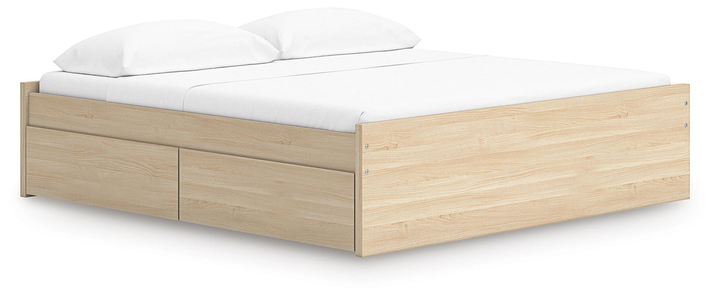 Ashley Express - Onita King Platform Bed with 2 Side Storage