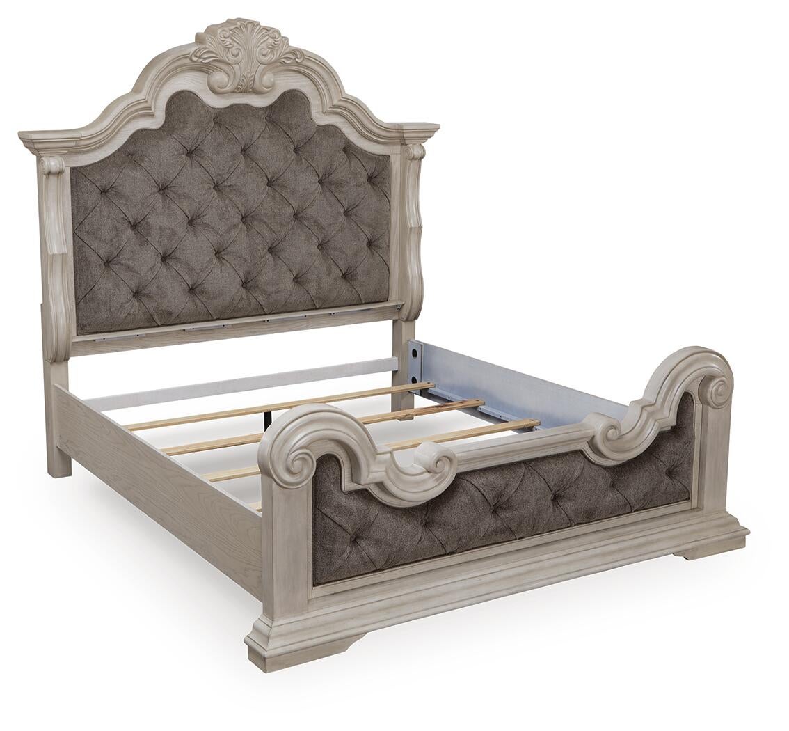 Bruchandi King Upholstered Panel Bed