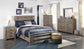 Zelen Full Panel Bed with Mirrored Dresser, Chest and Nightstand