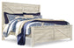 Bellaby Queen Crossbuck Panel Bed with Mirrored Dresser
