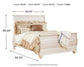 Willowton Queen Sleigh Bed with Dresser